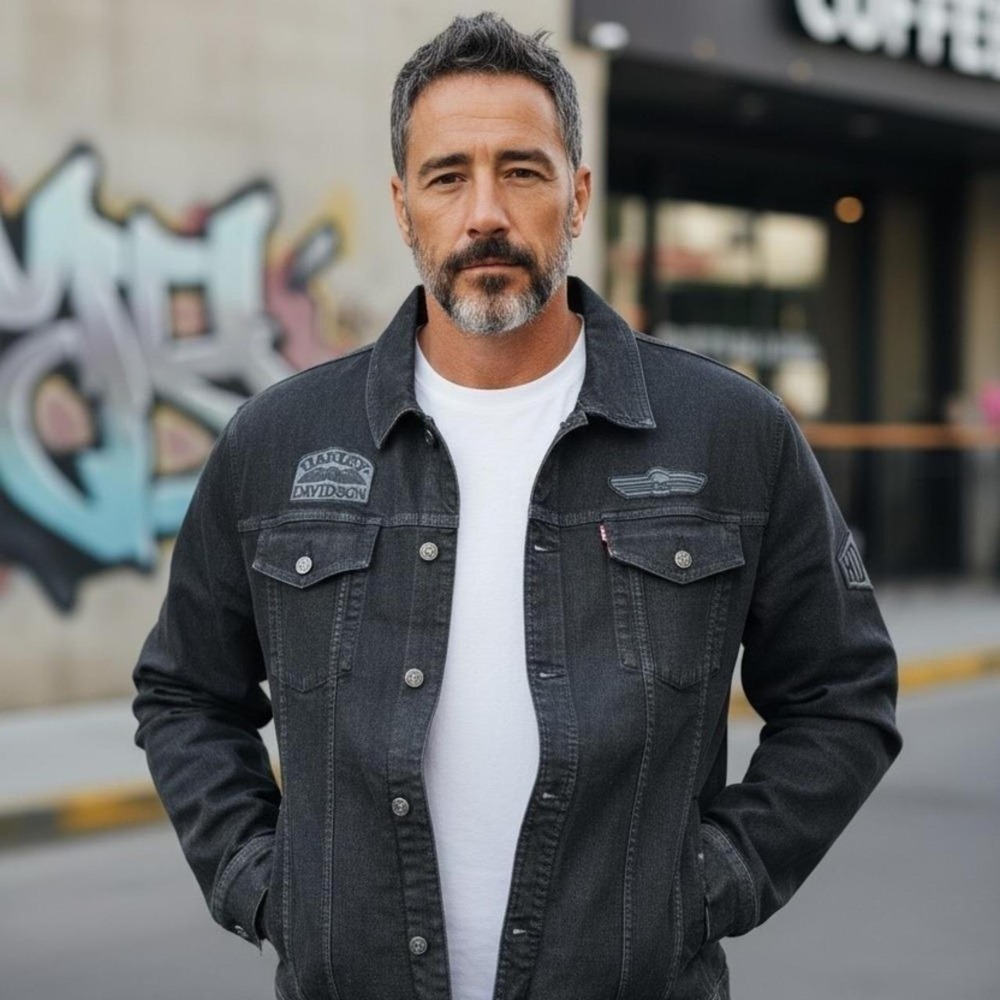 Harley-Davidson Charcoal Denim Jacket